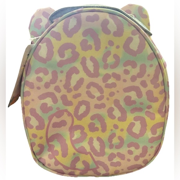 Squishmallows Michaela Pastel Leopard Lunch Bag Insulated NWT - Picture 2 of 3